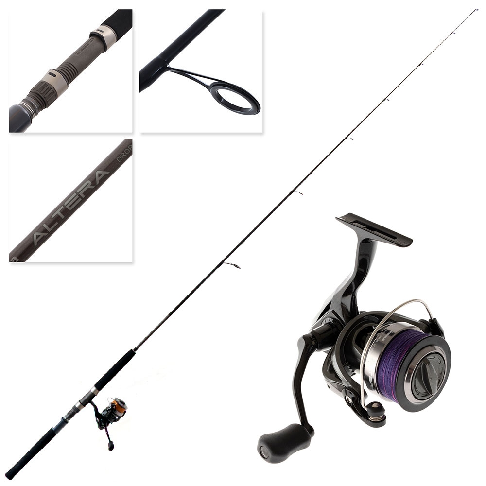 Okuma Altera 40 Dropshot Softbait Combo with Braid 7ft 6-10kg 2pc