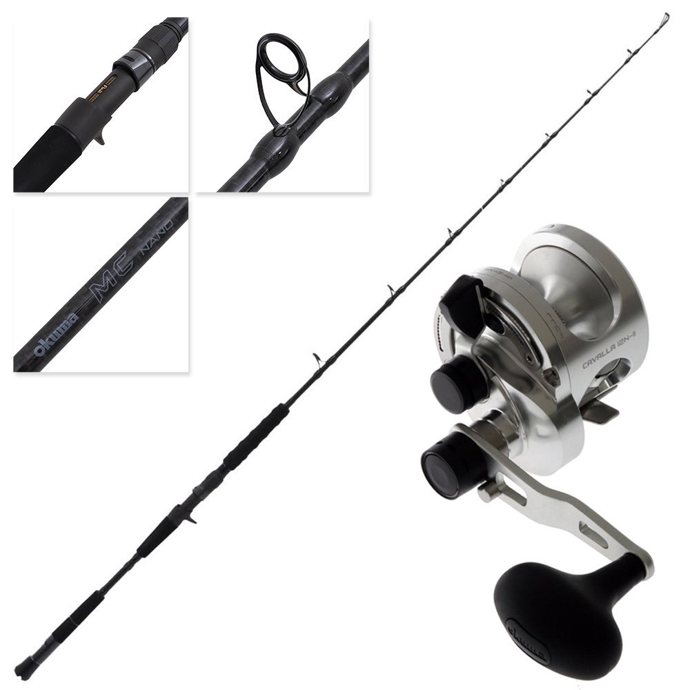 Okuma Cavalla 12 MC Nano 2-Speed Bluefin Tuna Combo 5ft 6in 250-450g 1pc