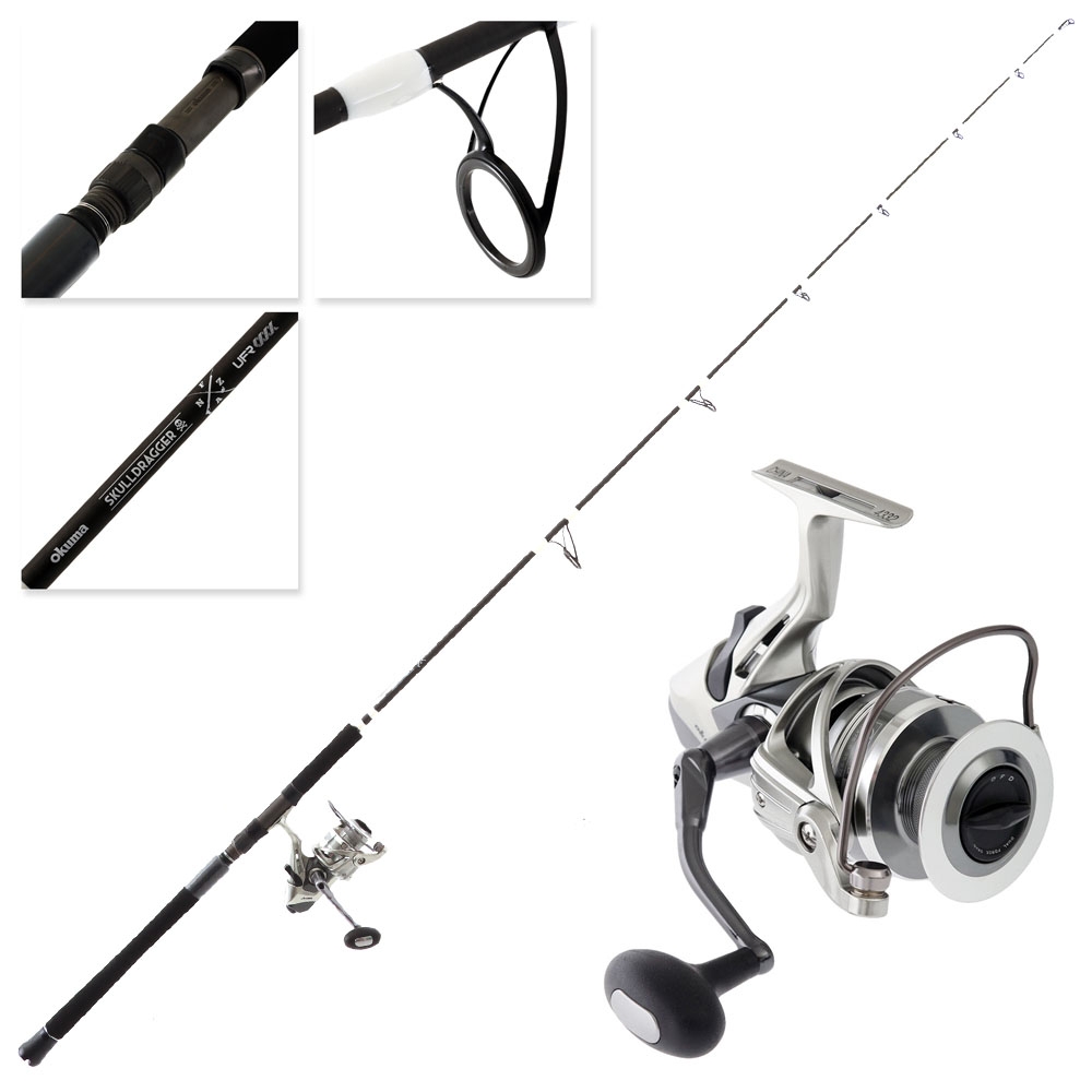 Okuma Coronado CDX 60 SkullDragger Strayline Combo 7ft 10-15kg 2pc
