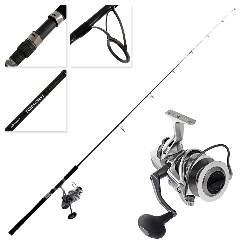Okuma Coronado CDX 80 Tournament Concept Medium/Heavy Boat Spin Combo 7ft 10-15kg 1pc