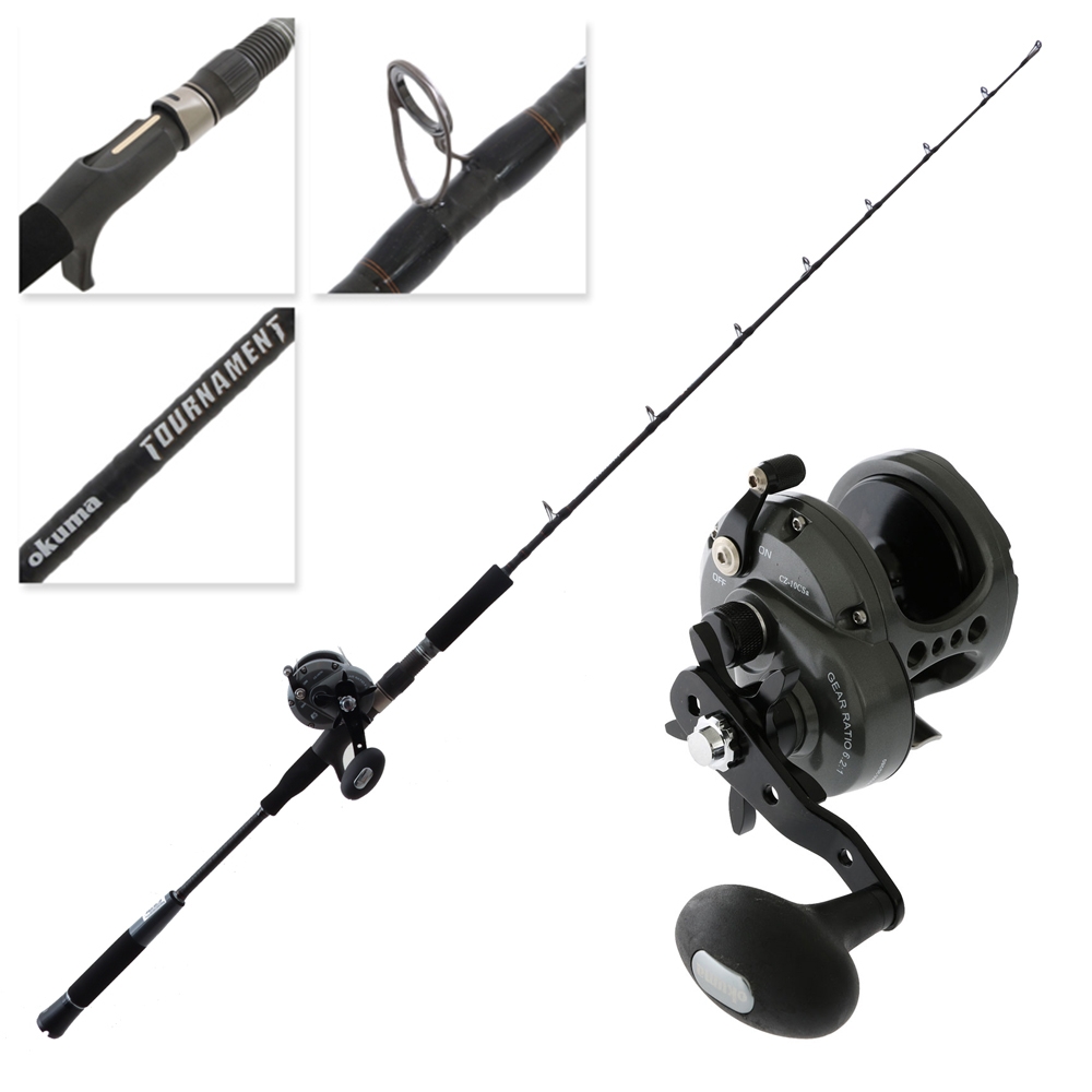 Okuma Cortez CZ-10CS Tournament Concept Overhead Jigging Combo 5ft 3in 200-350g 1pc