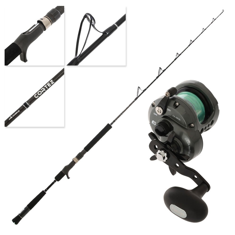 Okuma Cortez CZ-10CS Star Drag Cortez Overhead Combo 5ft 300g 1pc