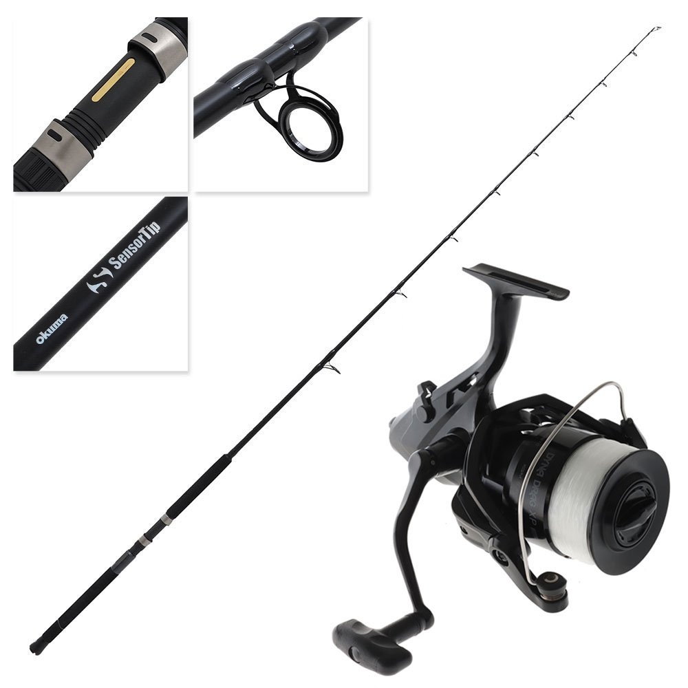 Okuma Dyna Drag XP 7000 Sensortip I Boat Spin Combo with Line 7ft 15kg 2pc
