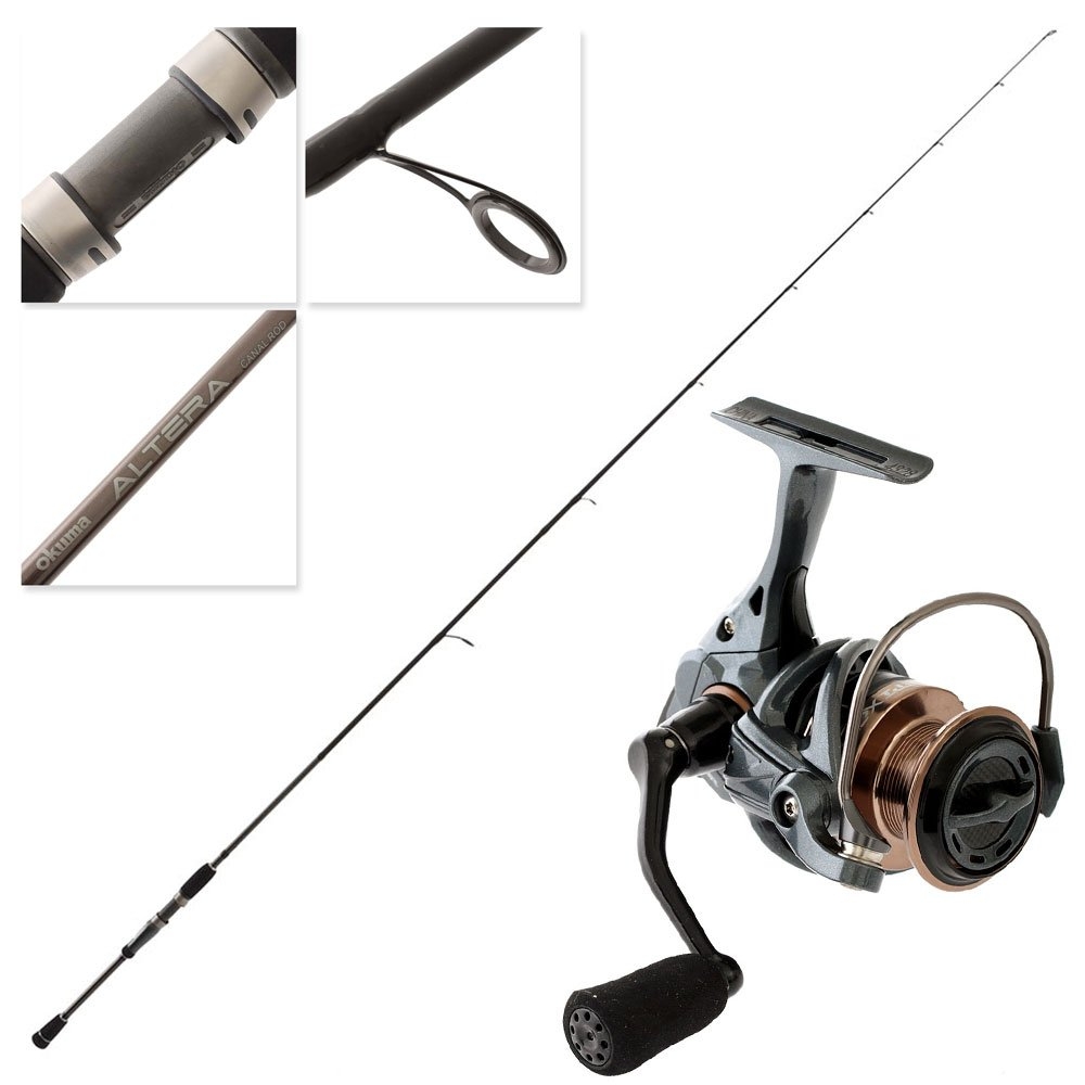 Okuma Epixor XT 30 Altera Canal Light Spinning Combo 8ft 3-15g 2pc