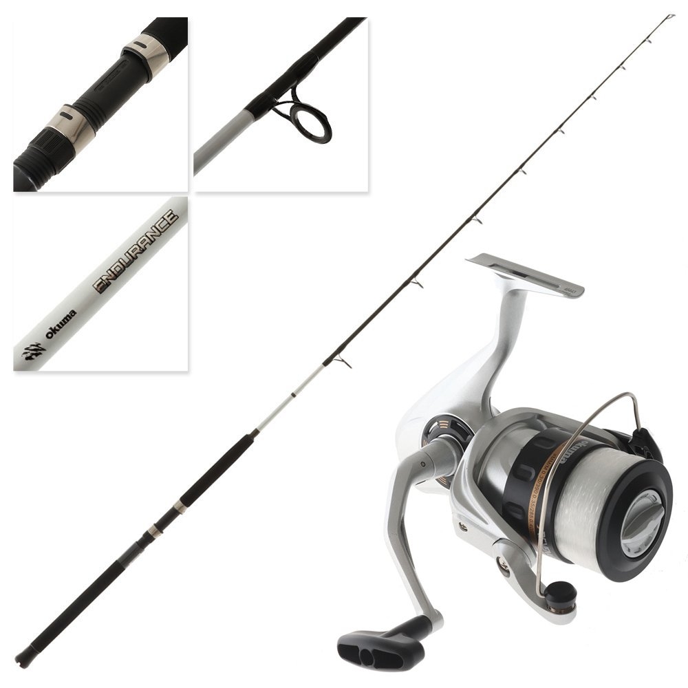 Okuma Revenger 55 Endurance Spinning Combo with Line 6ft 6in 6-10kg 2pc