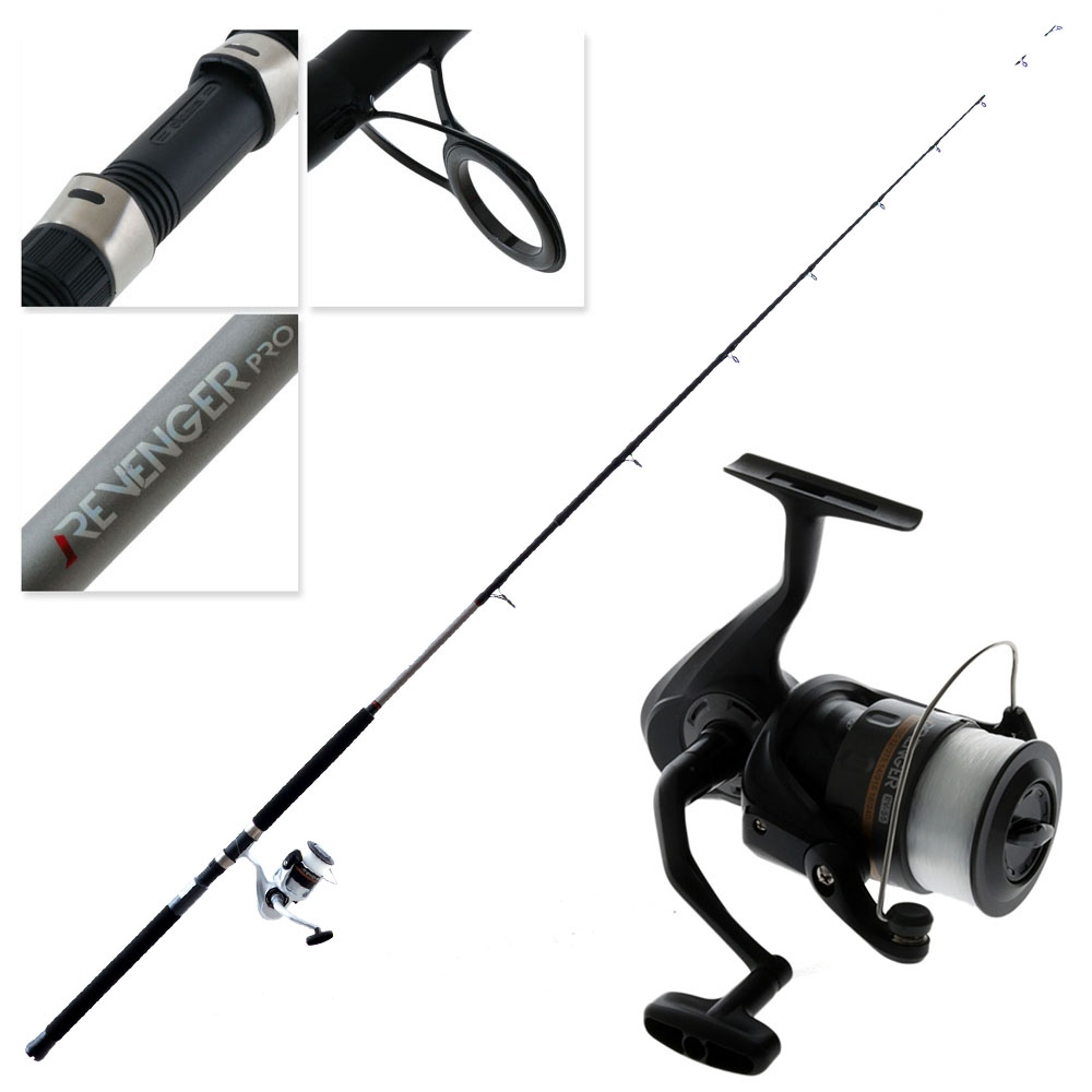 Okuma Revenger 55 Pro Spinning Boat Combo with Line 8ft 6-10kg 2pc