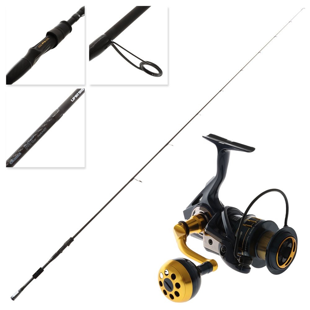 Okuma Salina 4000 MC Nano Soft Bait Combo 7ft 3in 8-12kg 2pc