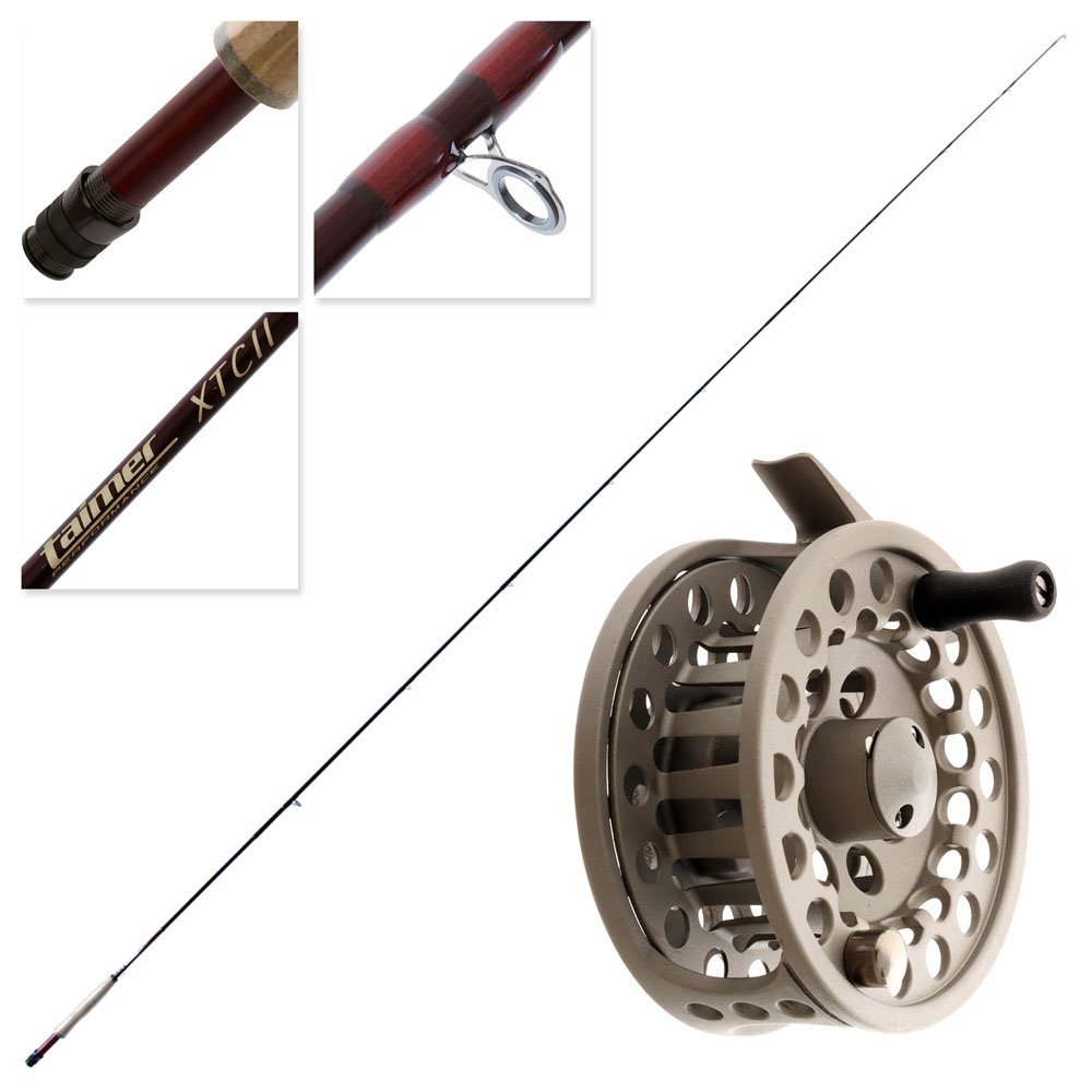 Okuma SLV Large Arbor Taimer XTCII No.5 Fly Combo with Tube 9ft 4pc