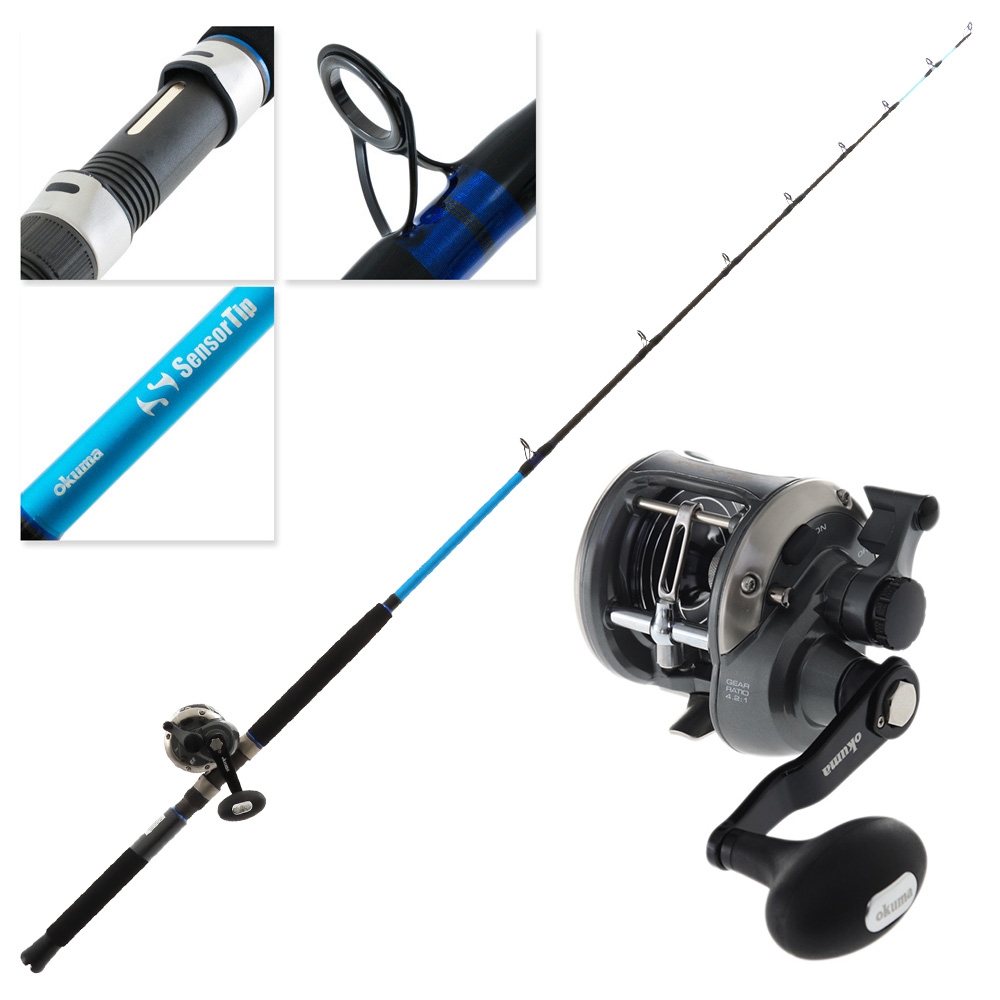 Okuma Solterra SLX 10L Sensor Tip Boat Combo 6ft 15kg 1pc