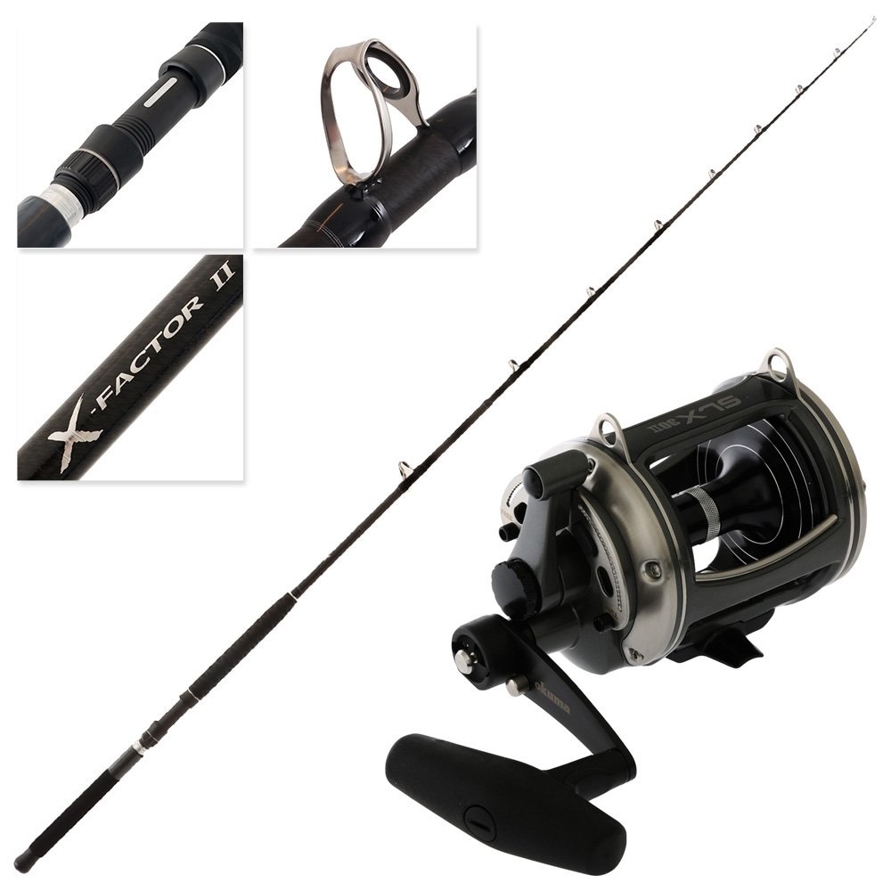 Okuma Solterra SLX 30 X-Factor II 2-Speed Landbased Game Drone Combo 8ft 6in 15-24kg 2pc