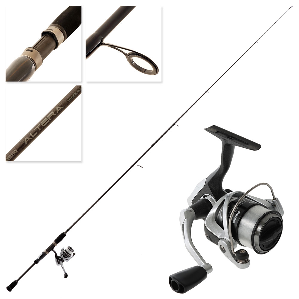 Okuma Safina 3000 Altera Spinning Combo with 6kg Mono 7ft 3-14g 2pc