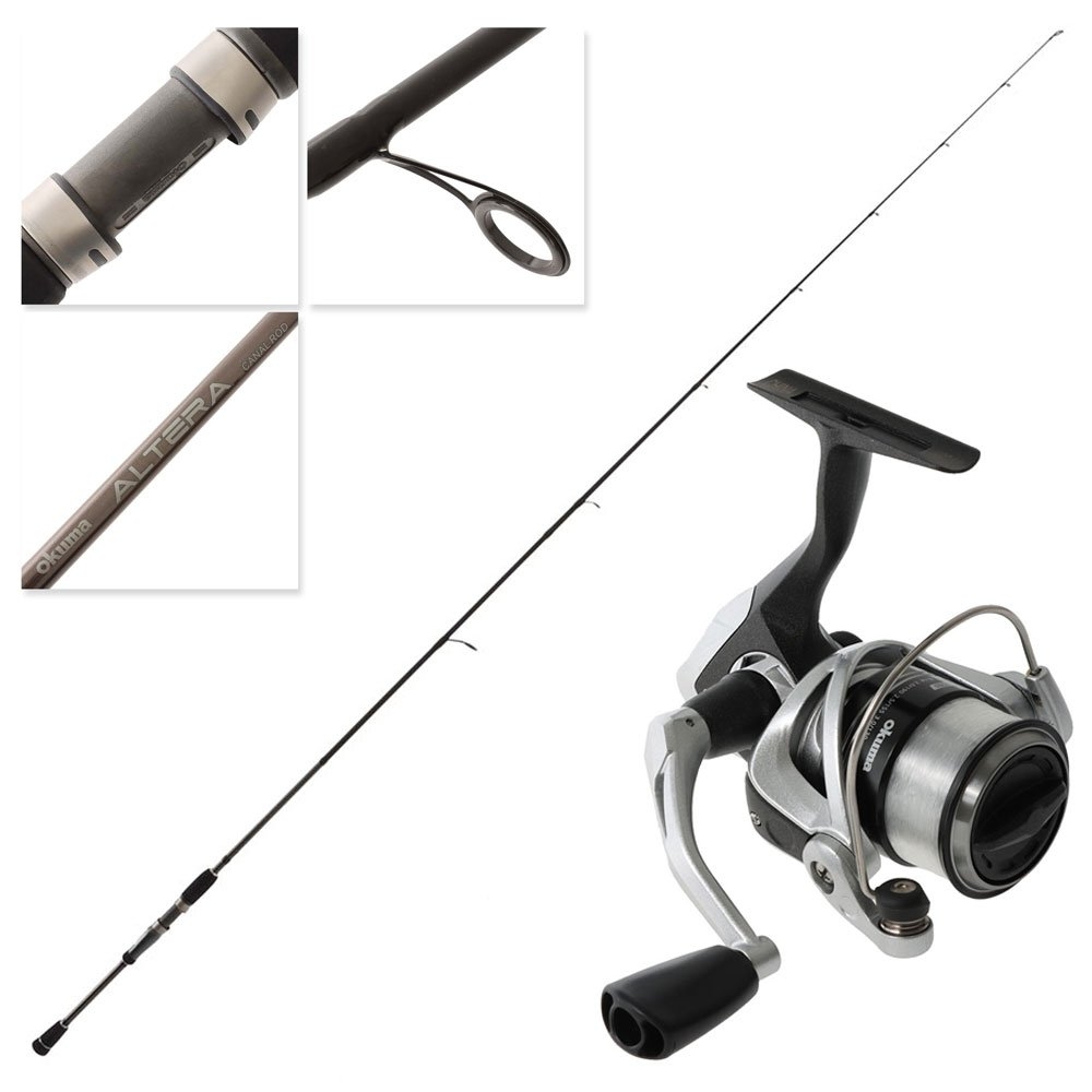Okuma Safina 3000 Altera Canal Spin Combo with Mono 8ft 3-15g 2pc