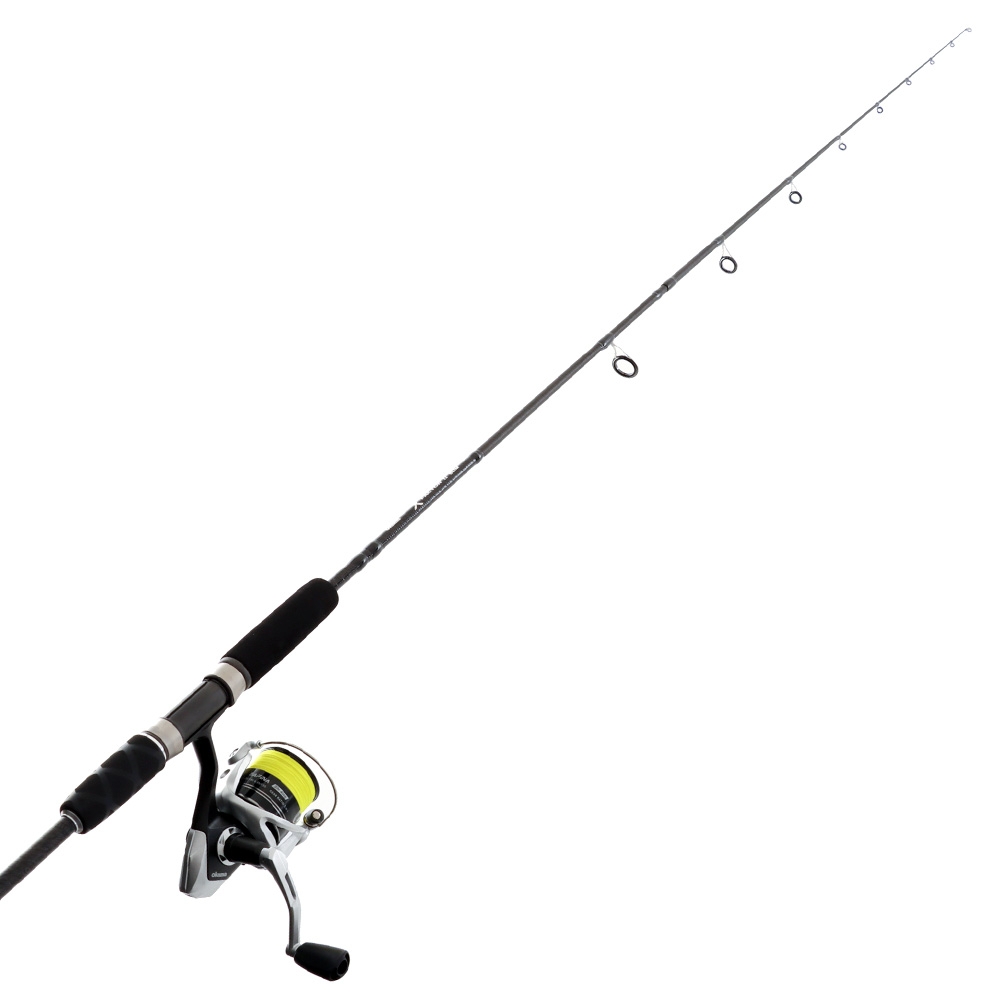 Okuma Safina 4000  X-Factor II Slim Softbait Combo with 20lb Braid 7ft 6in 3-8kg 2pc