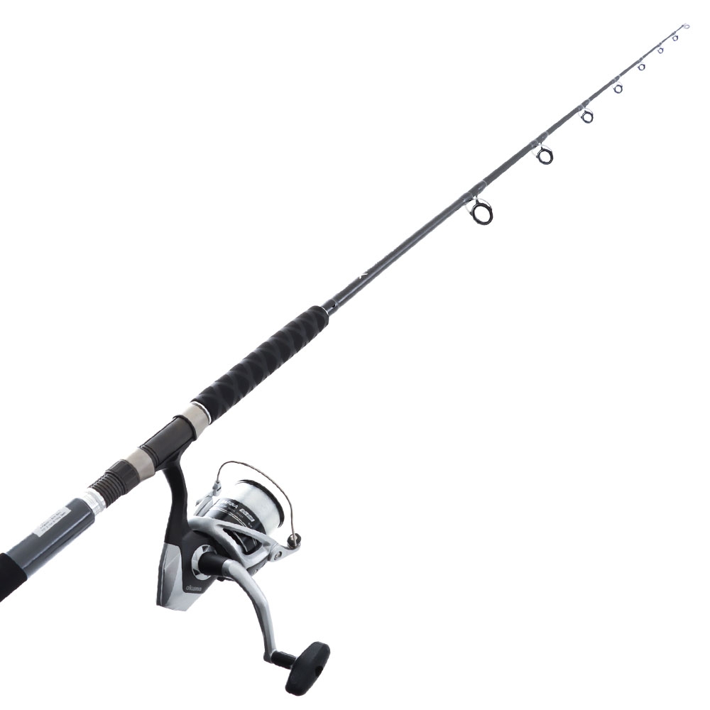 Okuma Safina 8000 Okuma X-Factor II Slim Strayline Spin Combo with with 10kg Mono 7ft 8-15kg 2pc