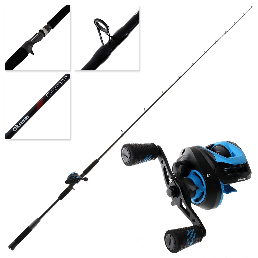 Okuma Serrano 100HA Ceymar Boat Combo 6ft 3in PE1-3 1pc