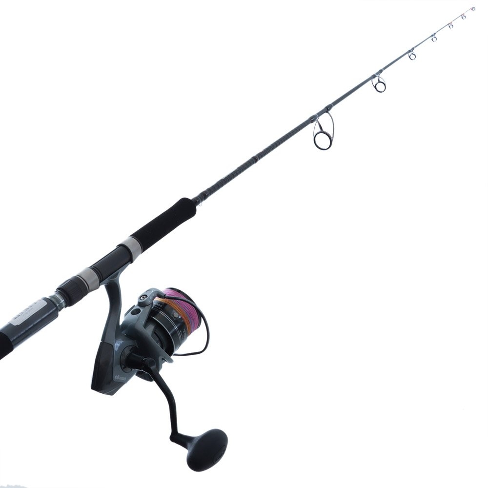 Okuma Tomcat 14000 Tournament Concept Medium Heavy Boat Spin Combo with Braid 7ft 10-15kg 1pc