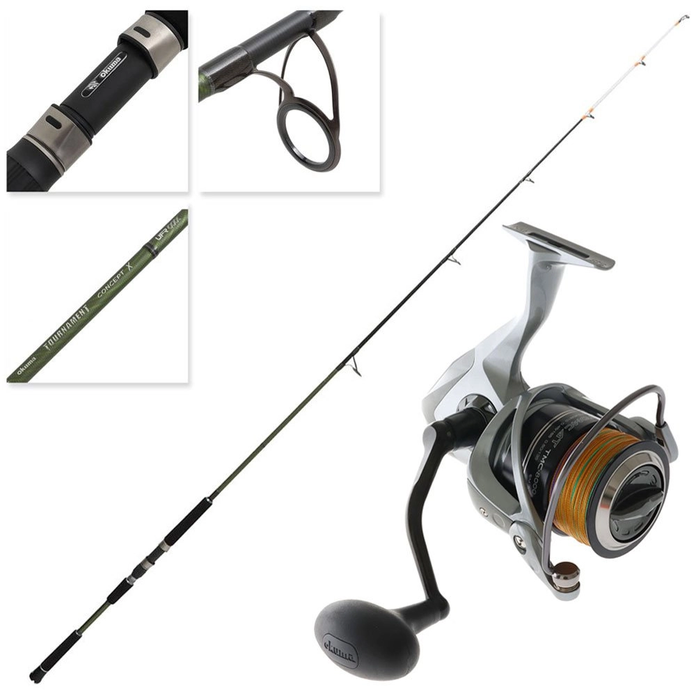 okuma andros rod nz Okuma's Lightweight 2 Piece Jigging Rod-A-C-602ML (Black/Silver/Orange, 6-Feet) Sporting Goods Okuma Tomcat 8000 Tournament Concept