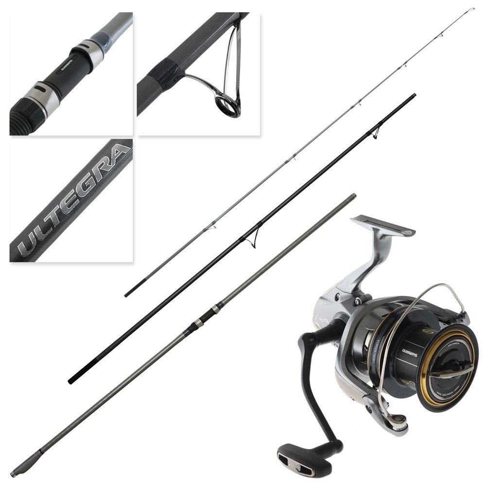 Shimano Power Aero 14000 XSC Ultegra BX 425BXI Surf Combo 14ft 225g 3pc