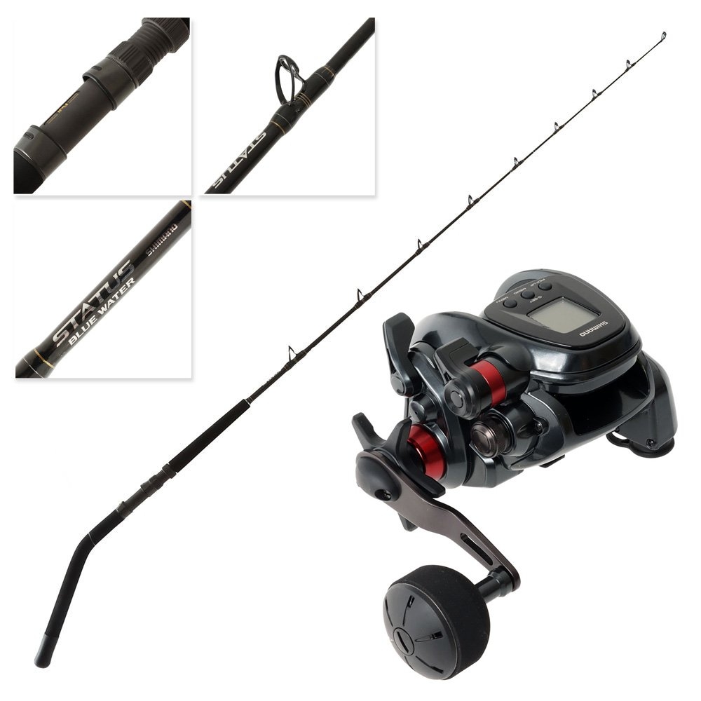 Shimano Plays 3000A Electric Status Bluewater Bent Butt Electric Deep Drop Combo 6ft 15-24kg 2pc