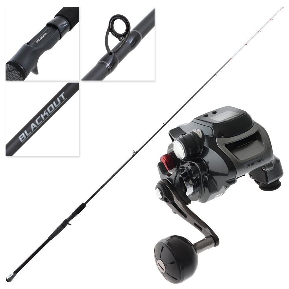 Shimano Plays 600 Blackout Engetsu Heavy Electric Combo 6ft 6in 10-15kg 2pc
