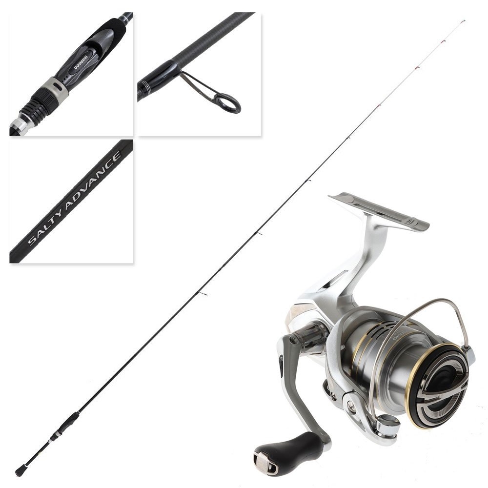 Shimano Sedona FJ 2500HG Salty Advance Light Micro Jig Spin Combo 6ft 10in PE0.1-0.6 2pc