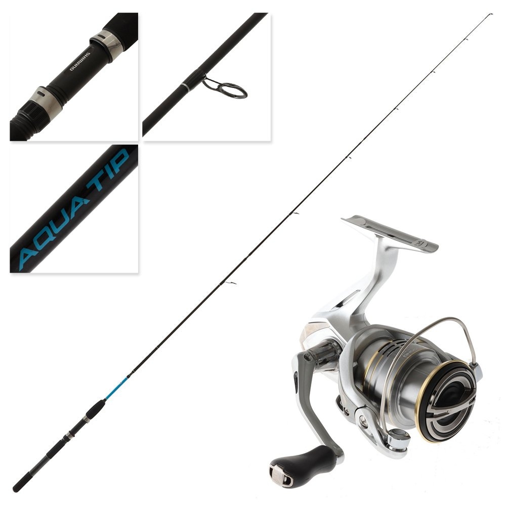 Shimano 23 Sedona FJ 2500HG 25 Aquatip Graphite Travel Spin Combo 6ft 6in 3-6kg 4pc