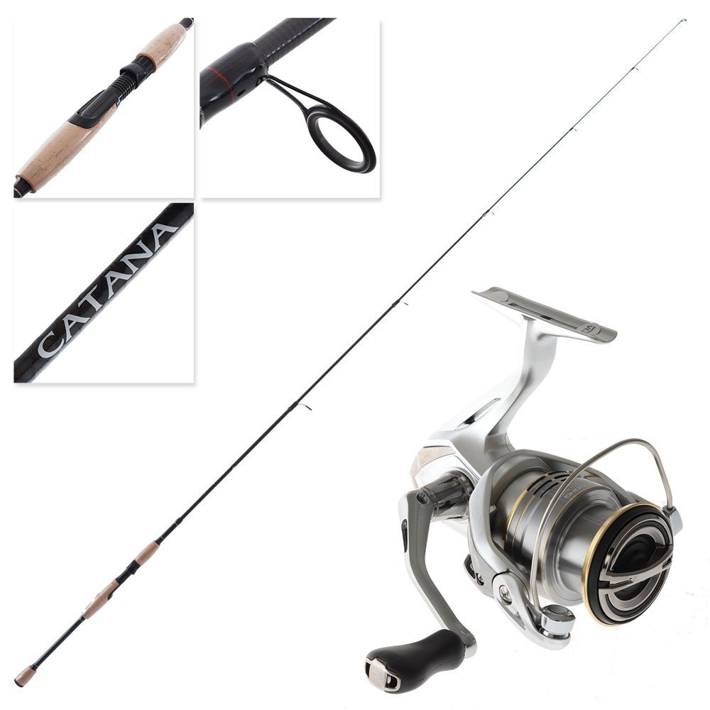 Shimano Sedona FJ 2500HG Catana Telescopic Travel Spin Combo 7ft 3-5kg