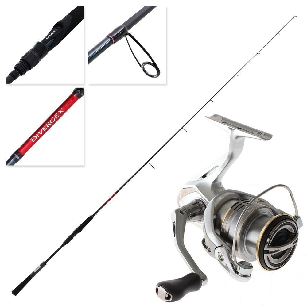 Shimano 23 Sedona FJ 2500HG Divergex Microjig Combo 6ft 3in PE1.2 1pc