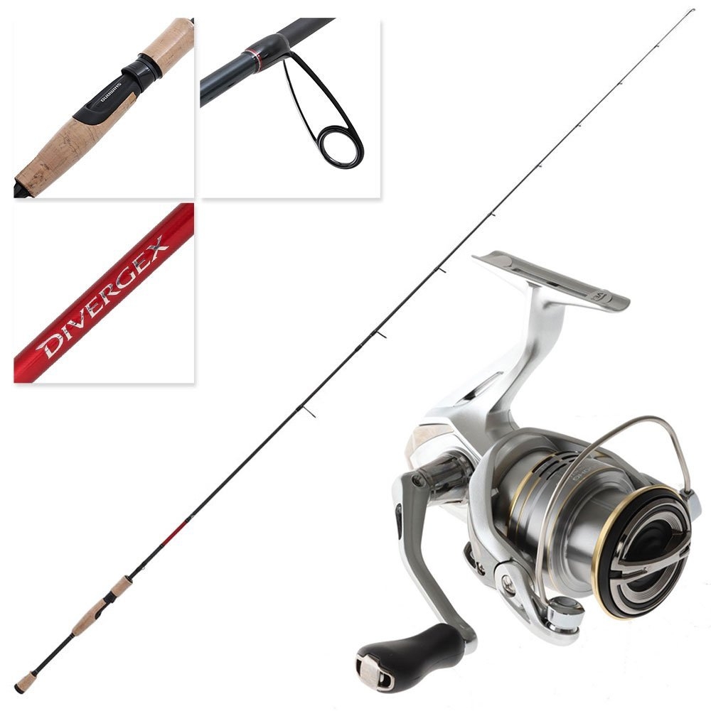 Shimano Sedona FJ 2500HG Divergex Light Trout Spin Combo 7ft 6in 3-5kg 2pc