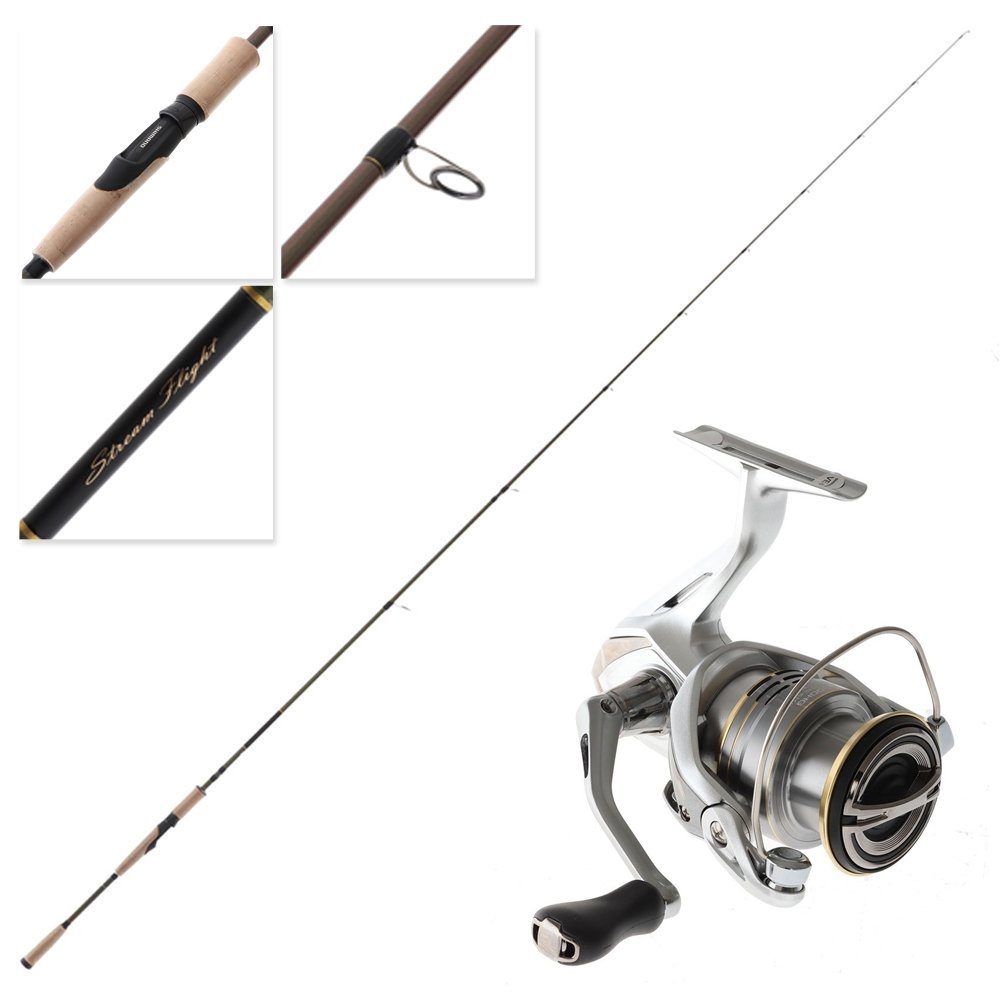 Shimano 23 Sedona FJ 2500HG Stream Flight Medium Light Spin Freshwater Combo 8ft 3-6kg 2pc