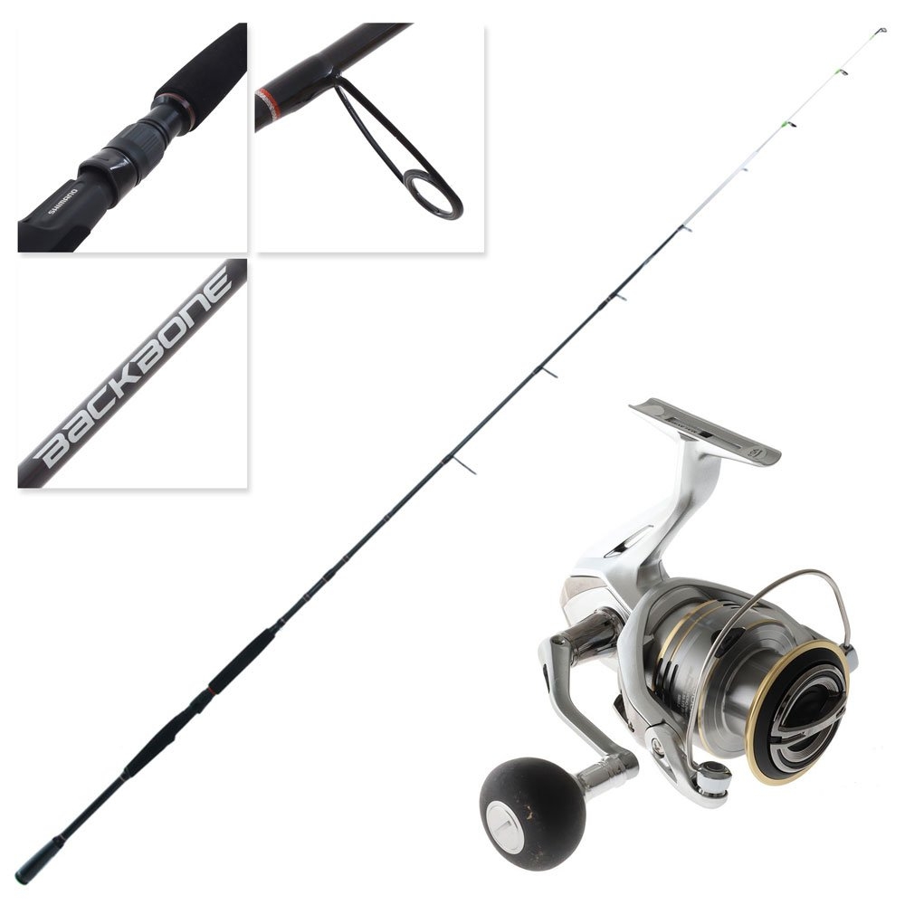 Shimano Sedona FJ C5000XG Backbone Medium Slow Jig Spin Combo 6ft 6in 10-20lb 1pc