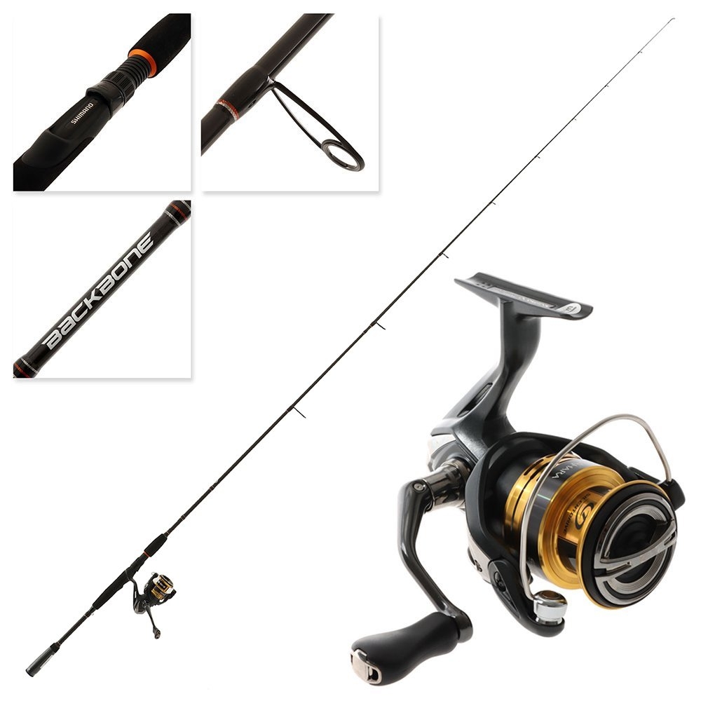 Shimano Sahara SH2500FJ Backbone Canal Spin Combo 8ft 2-5kg 2pc