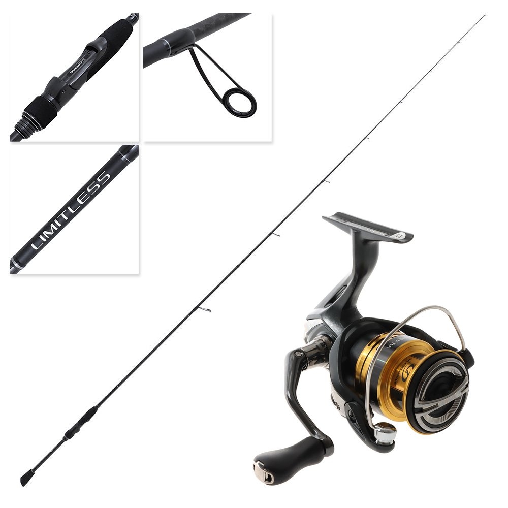 Shimano Sahara SH2500FJ Limitless Light Softbait Spin Combo 7ft 3-5kg 2pc