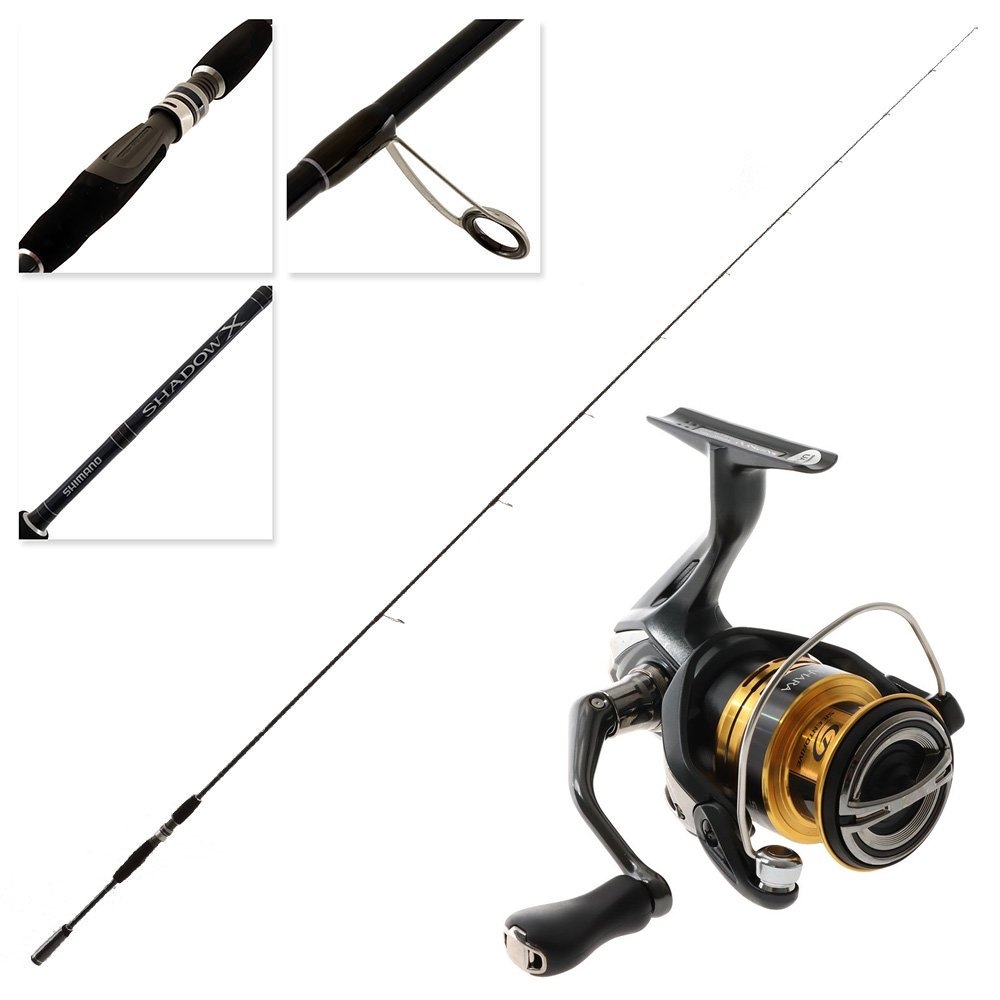Shimano Sahara SH2500FJ Shadow X Canal Spin Combo 8ft 2in 2-6kg 2pc
