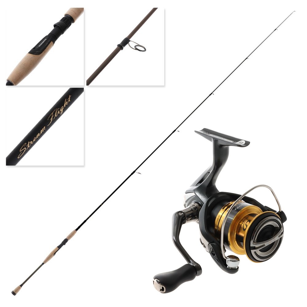 Shimano Sahara SH2500FJ Stream Flight Telescopic Spin Freshwater Combo 7ft 3-5kg