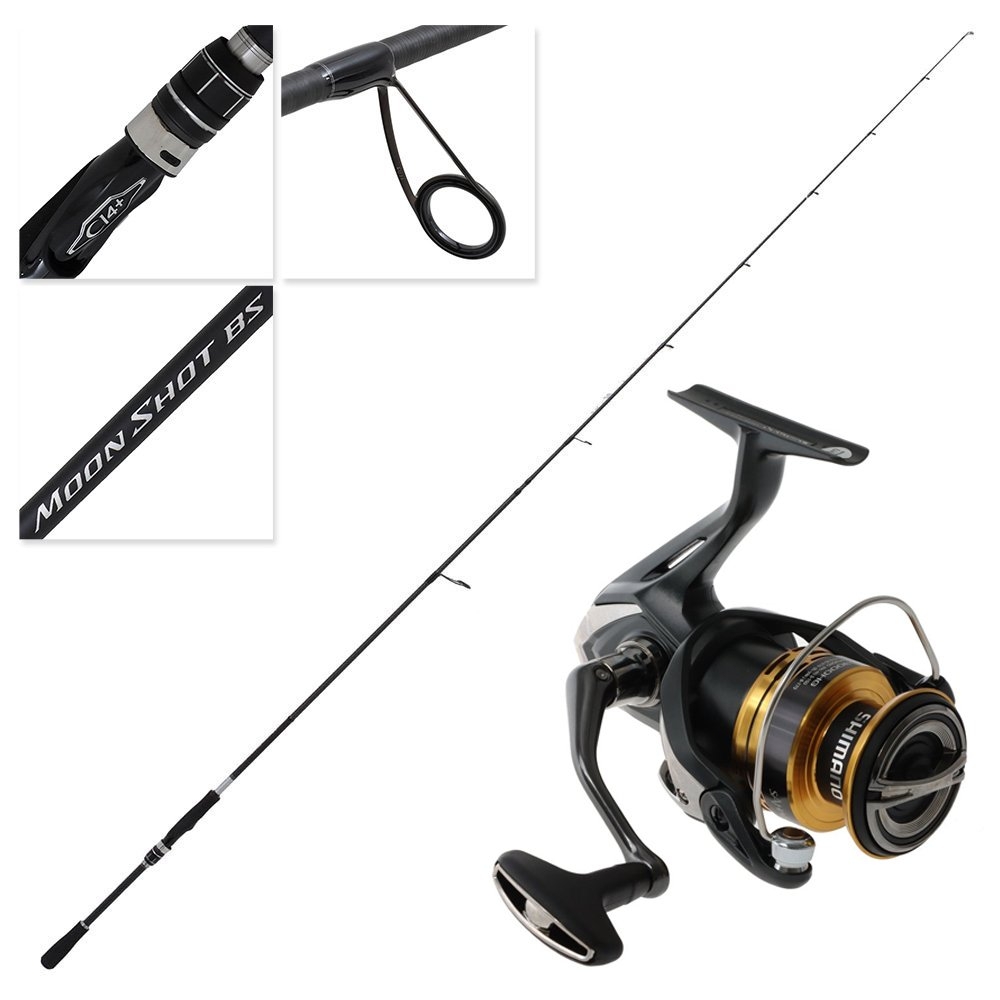 Shimano Sahara FJ 4000 XG Moonshot BS MH Softbait Spin Combo 7ft PE1-2.5 2pc