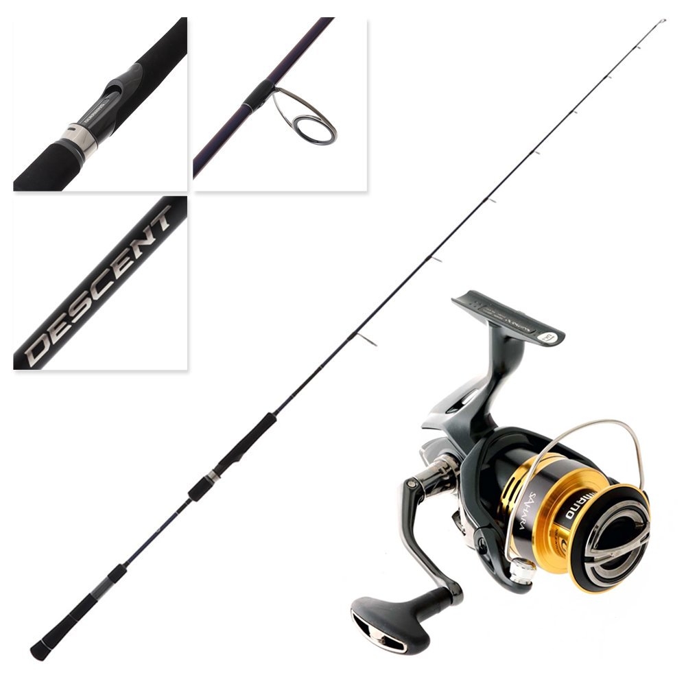 Shimano Sahara FJ 4000 XG Descent Type J Spinning Slow Jig Combo 5ft 8in PE3 Max 200g 1pc