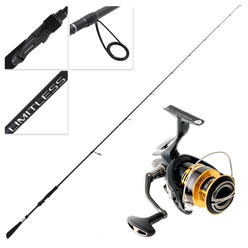 Shimano Sahara FJ 4000 XG Limitless MH Inshore Spinning Combo 7ft 6in 4-8kg 2pc