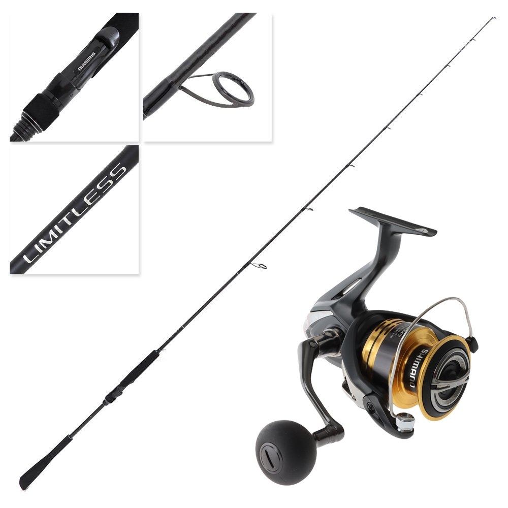 Shimano Sahara FJ C5000 XG Limitless Jig Spin Combo 6ft PE3 Max 200g 1pc