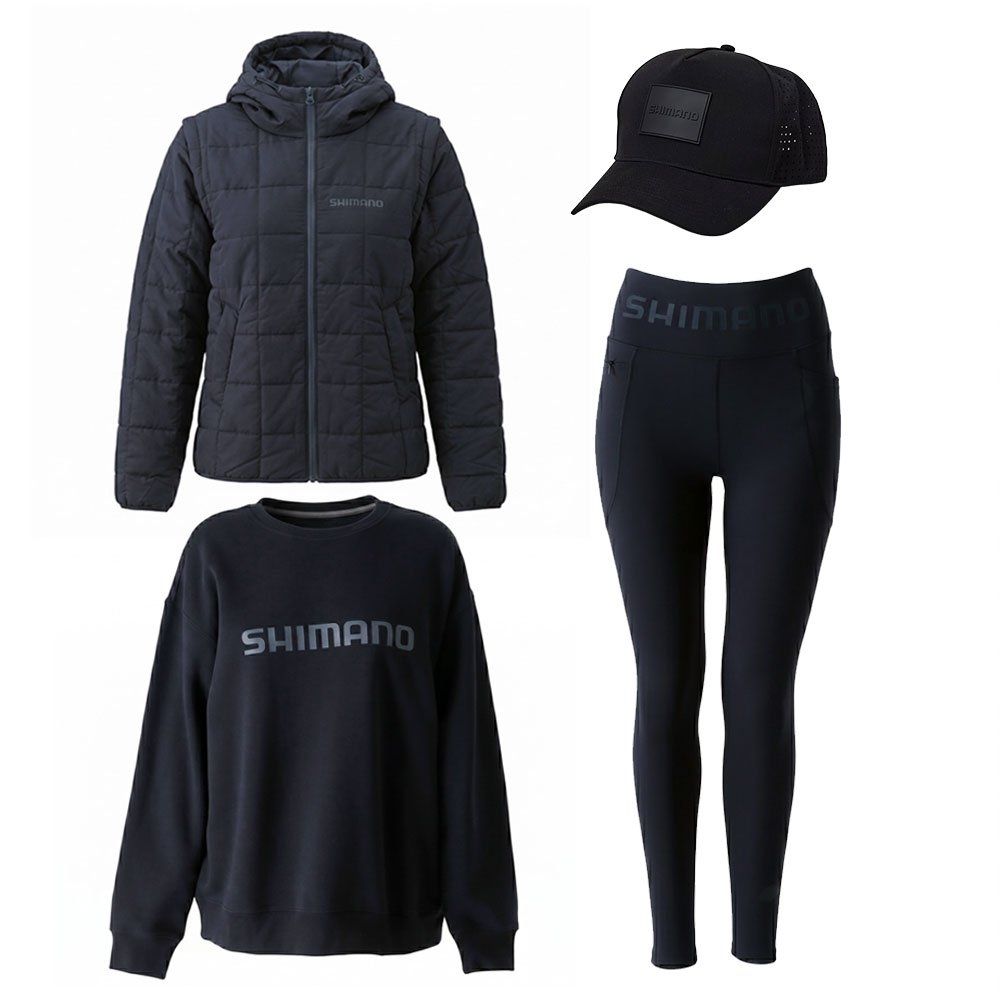 Shimano Black Stealth Womens 4-Piece Clothing Pack