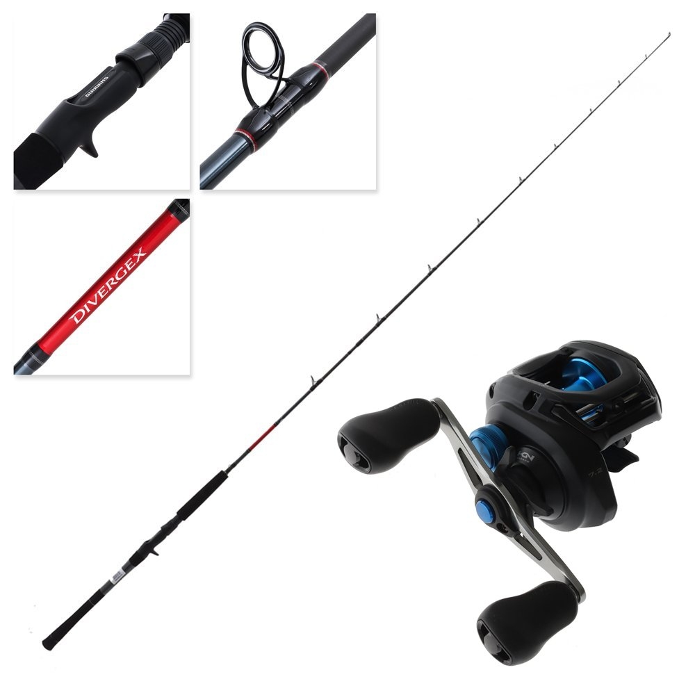 Shimano SLX 150HG A Divergex MH Baitcaster Combo 7ft 4-8kg 2pc