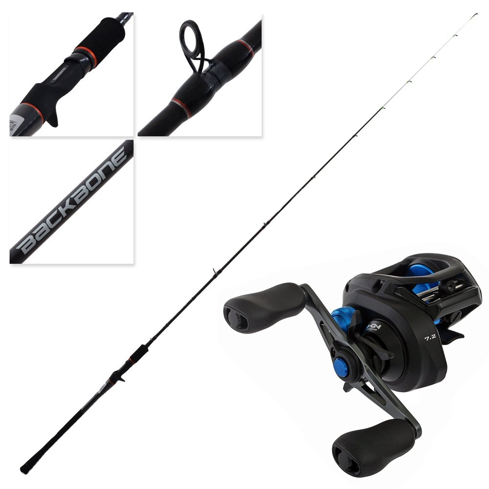 Shimano SLX 150 HG Backbone Medium Baitcaster Combo 6ft 6in 10-20lb 1pc