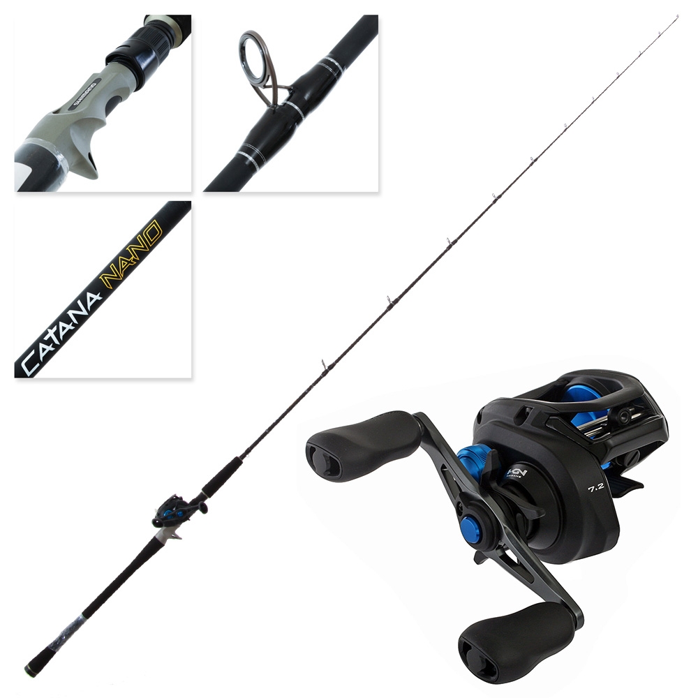 Shimano SLX 150 HG Catana Nano Baitcaster Combo 7ft 3-6kg 2pc