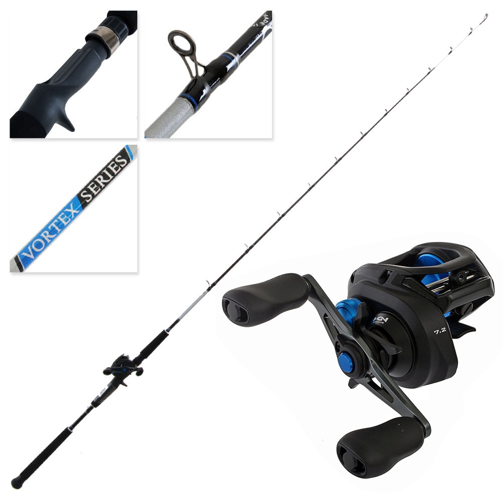 Shimano SLX 150 HG Vortex Baitcaster Combo 6ft 6in 6-10kg 1pc