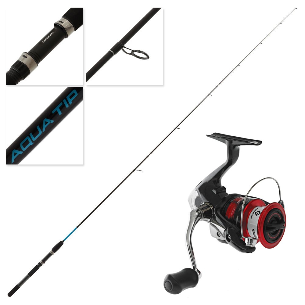 Shimano Sienna 2500 FG 25 Aquatip Graphite Travel Spin Combo 6ft 6in 3-6kg 4pc