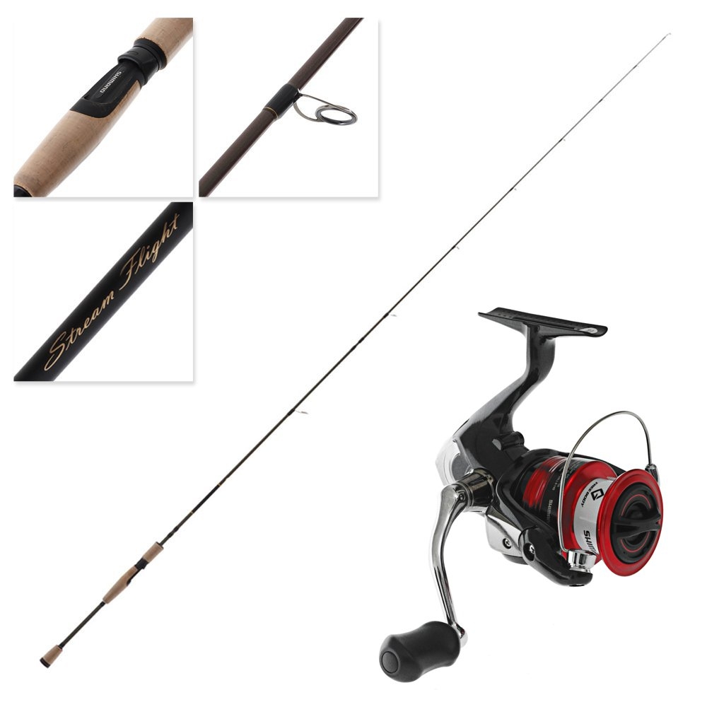 Shimano Sienna 2500 FG Stream Flight Light Spin Freshwater Combo 7ft 2-5kg 2pc