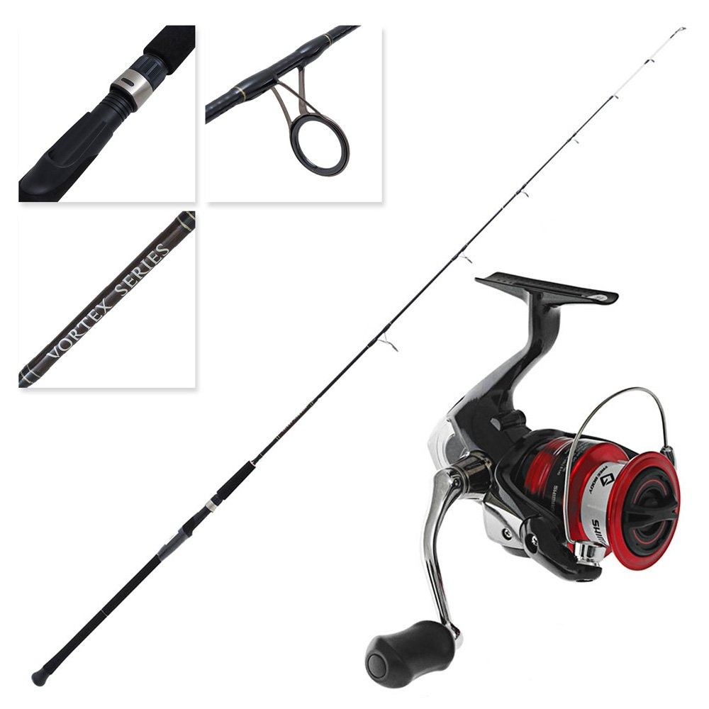 Shimano Sienna 2500 FG Vortex Slow Jig Combo 6ft 6in 10-20lb 1pc