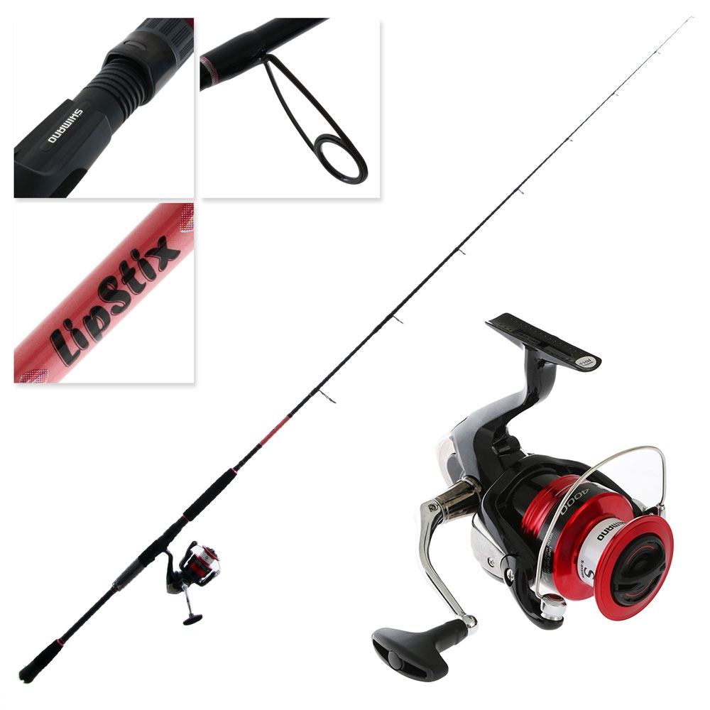 Shimano Sienna 4000 FG Lipstix Softbait Combo 7ft 4-7kg 2pc