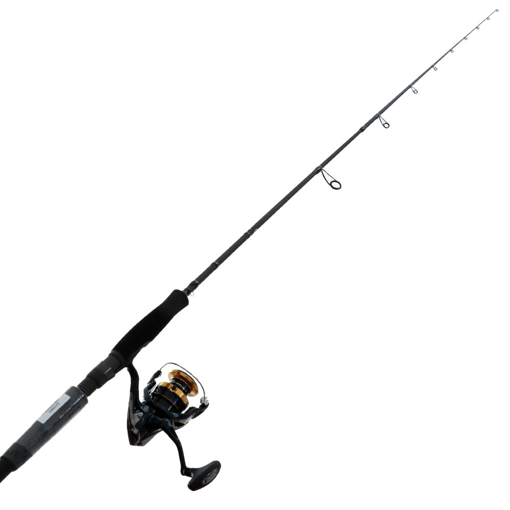 Shimano Spheros SPC3000HG SW Blackout Softbait Combo 7ft 6-15lb 2pc