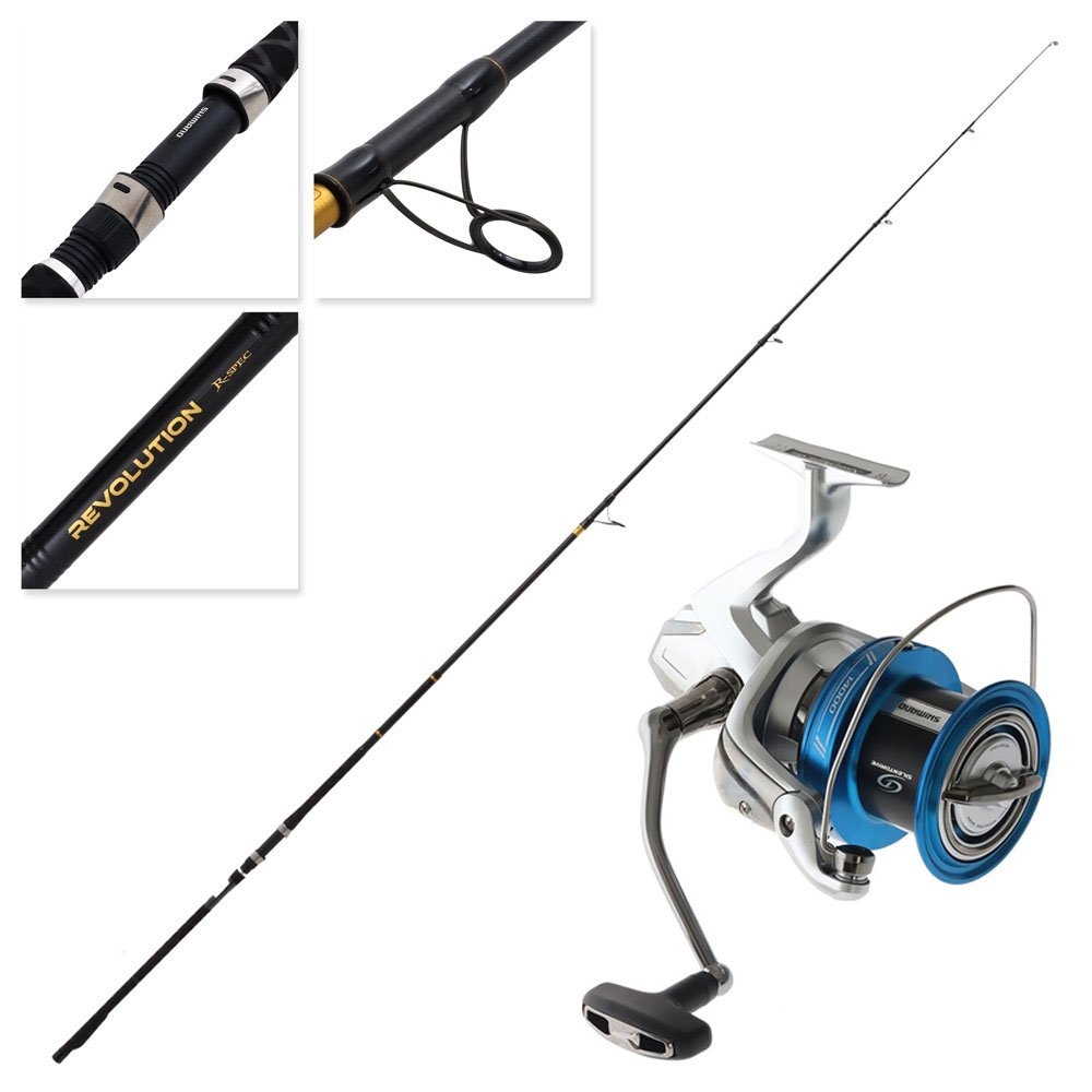 Shimano 23 Speedmaster 14000 XSD Revolution Travel Telescopic Surf Spin Combo 10ft 8-12kg 2-4oz